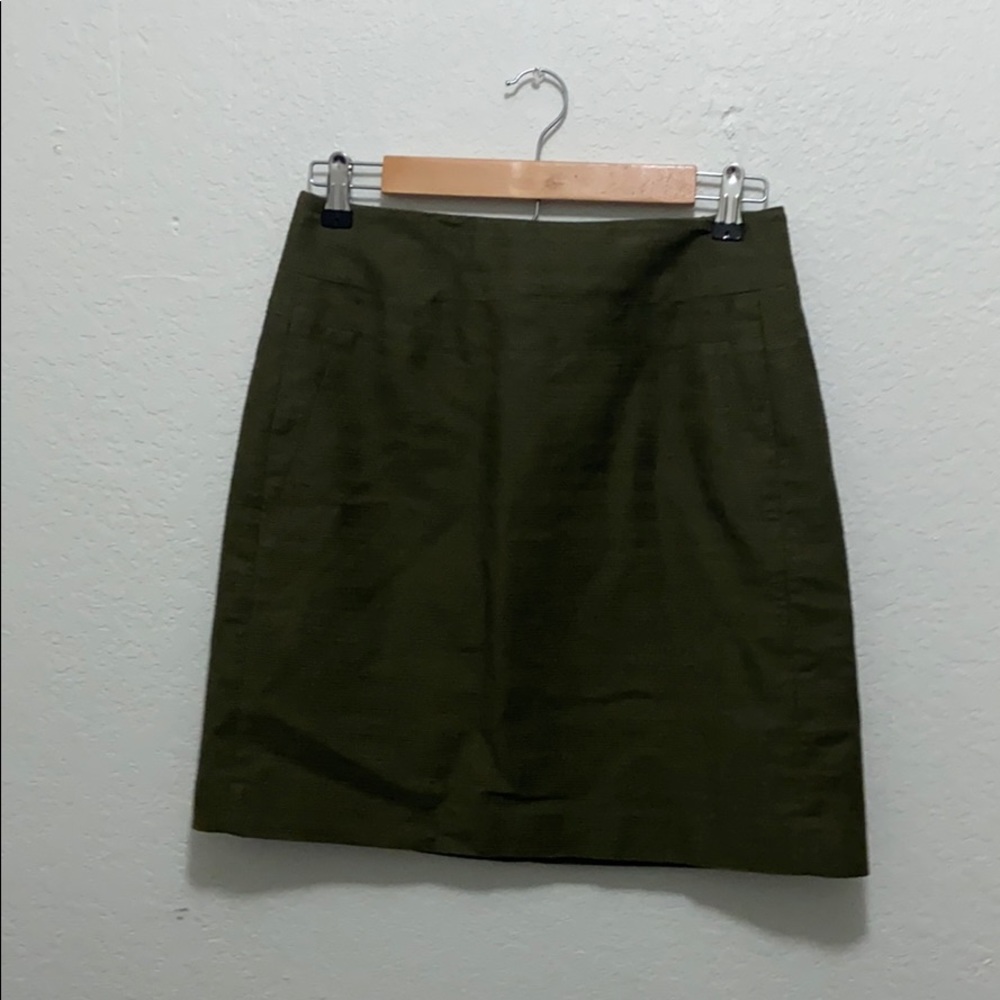 Ann Taylor skirt olive green